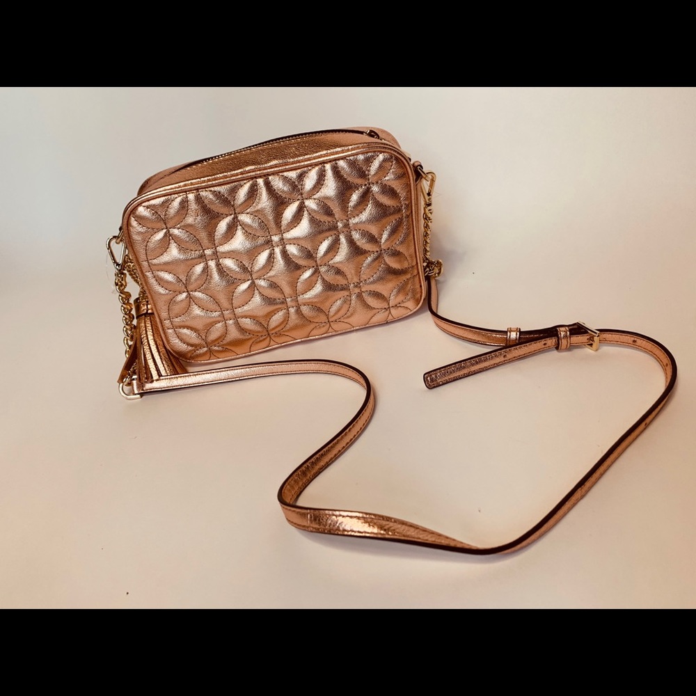MK  🎉Host pick 🎉 Camera Crossbody Bag Rose Gold - Picture 7 of 8